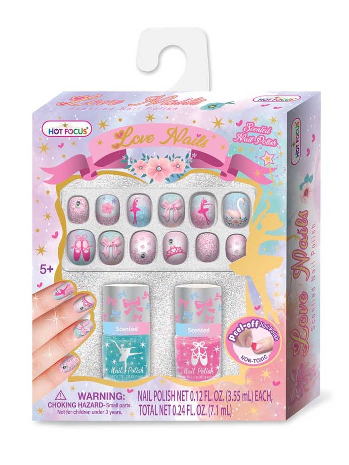 Love Nails, Ballerina Beauties for wholesale by Hot Focus, Inc.