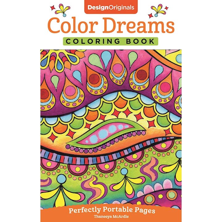 Fox Chapel Publishing - Wholesale Coloring Book - Adult - Color Dreams Coloring Book - Take Along Adult Coloring