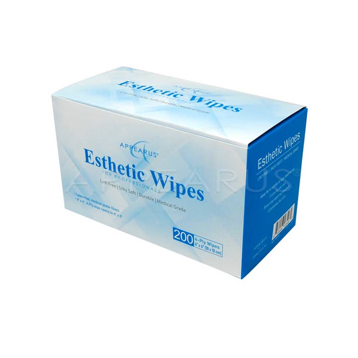 Appearus Products Corp. - Wholesale Face & Body Wipes - 4x4 Esthetic Facial Wipes – Medical-Grade, Lint-Free, Soft