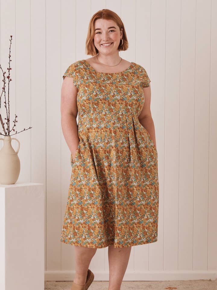 Kalina Dress - Buttercup for wholesale on Faire0