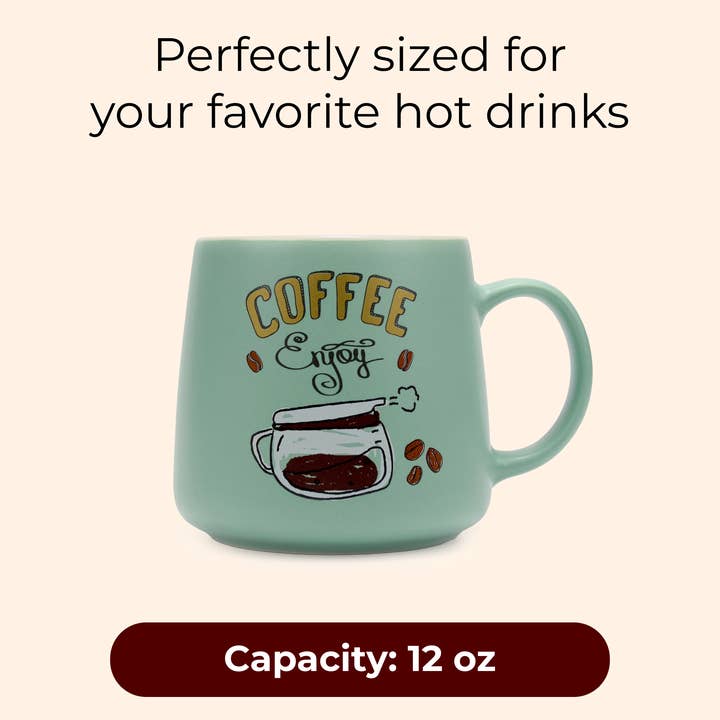 Vin Fresco - Wholesale Coffee Mug - Vin Fresco 12 oz Ceramic Coffee Mug8