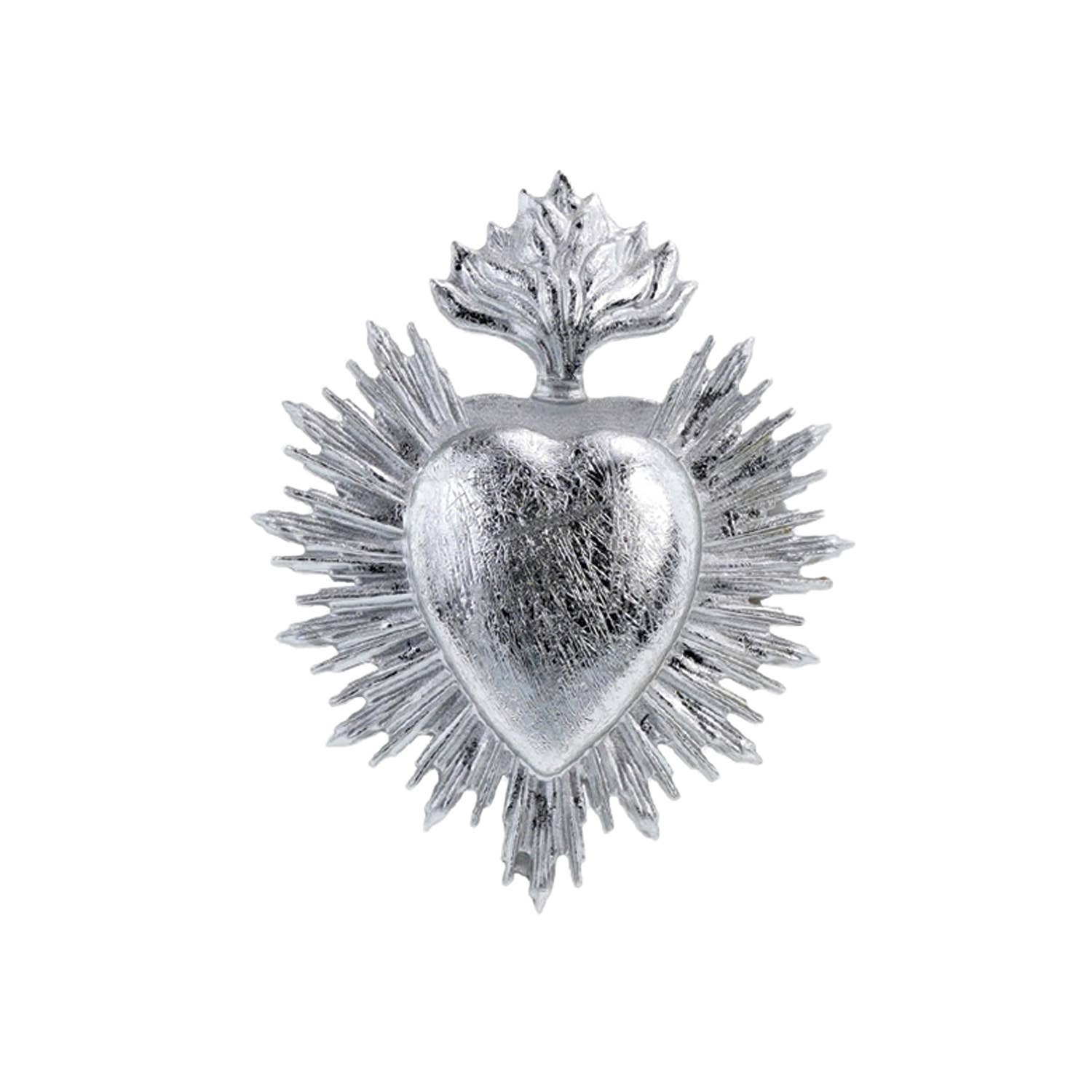 Opjet Paris – Großhandel Tischdeko – Ex-voto Deko klein versilbert L7,8 T1,1 H9,7cm