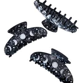 Pinces à cheveux phases de la lune, accessoires capillaires lunaires célestes pour la vente par SoapElenGlen