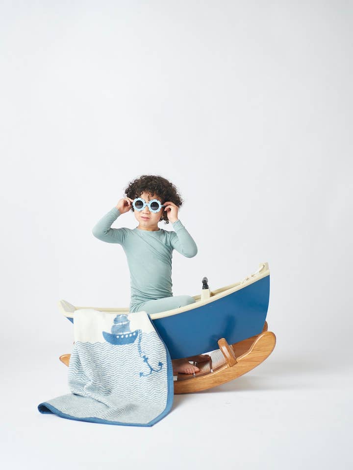 ChappyWrap - Wholesale Bedding Blanket - Kids & Baby - Ahoy Matey Mini Blanket