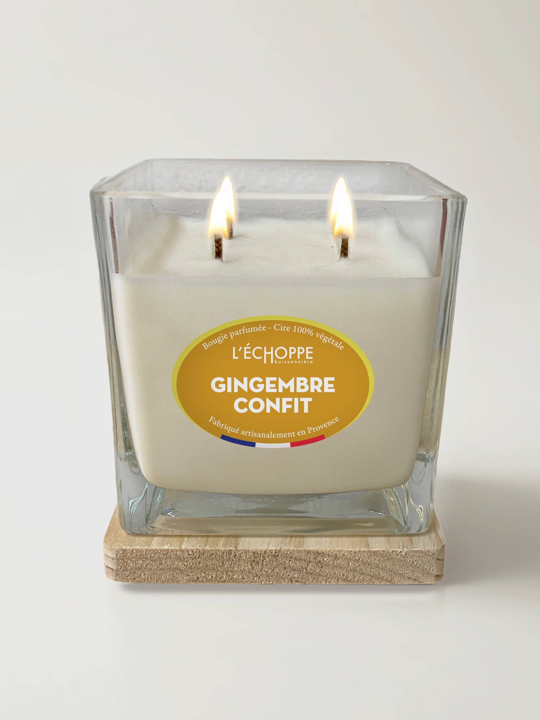 L'Échoppe Buissonnière - Venta al por mayor Velas en tarros - Jengibre Confitado - Vela perfumada 400g0