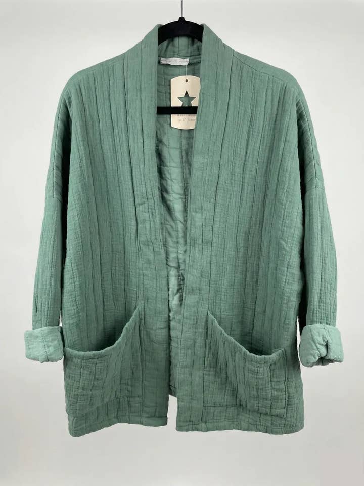 Mimi & Gogo - Vente Veste – femme - Veste matelassée en gaze de coton @5343_VesMatelasséGaze33