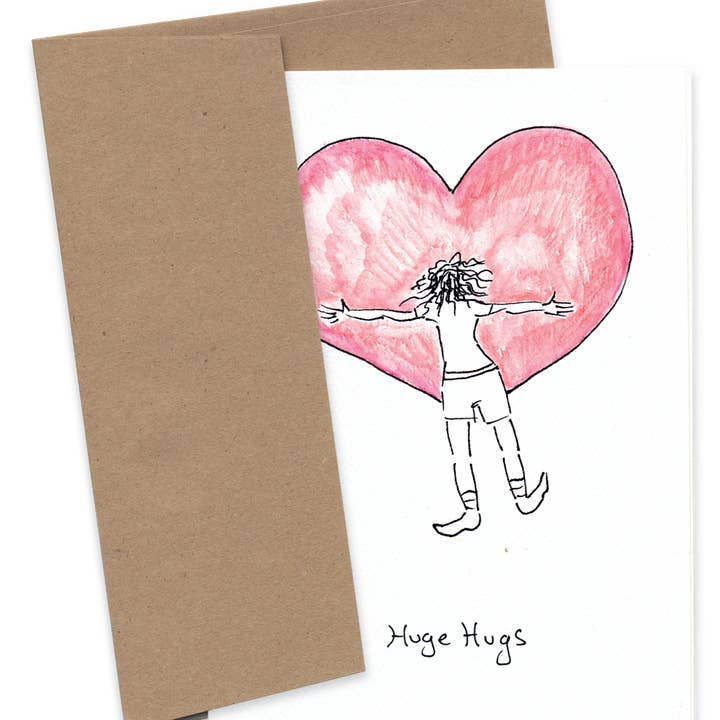 Rosie’s Wonders Connection Cards - Wholesale Love Card - Huge Hugs - 100% Recycled Love Card1