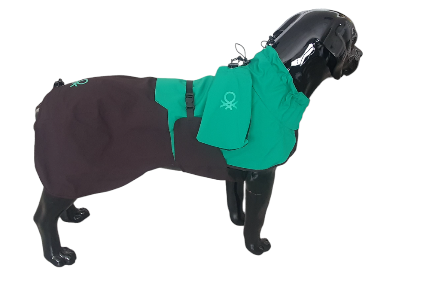 Julius K9 – Capa de chuva para cão - Cão por atacado – Capa impermeável Benetton Green5
