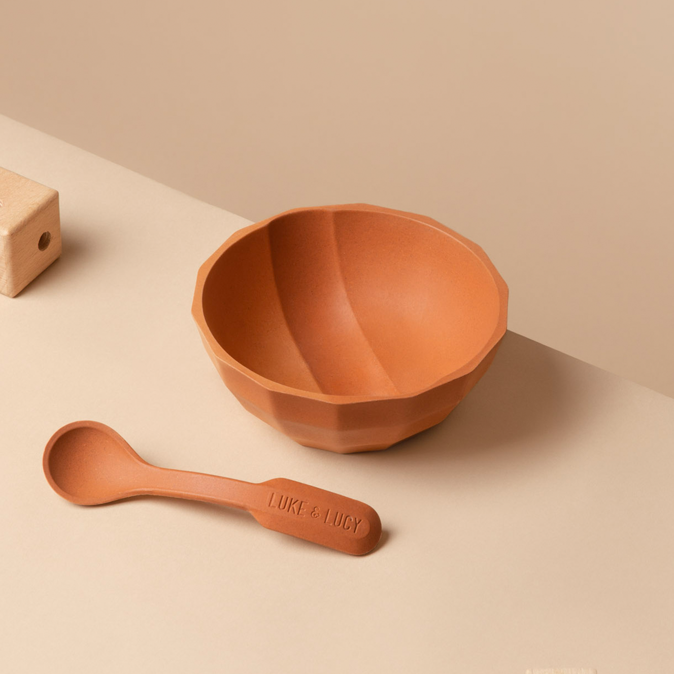 Luke & Lucy - Wholesale Bowl - Kids & Baby - Channel Bowl Mini and Pairing Spoon | Bamboo-blend Mint0