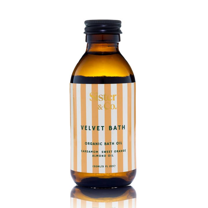 Organic Velvet Bath - Cardamom & Sweet Orange for wholesale by Sister & Co.