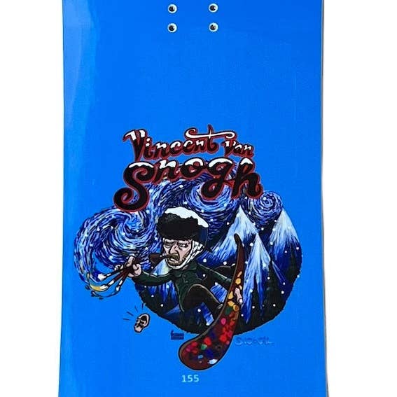 Snowboard Vincent van Snogh bleu pour la vente par Sno*Cal