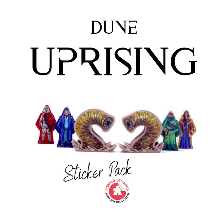 Dune Imperium Uprising Sticker Set for wholesale by Meeple Stickers