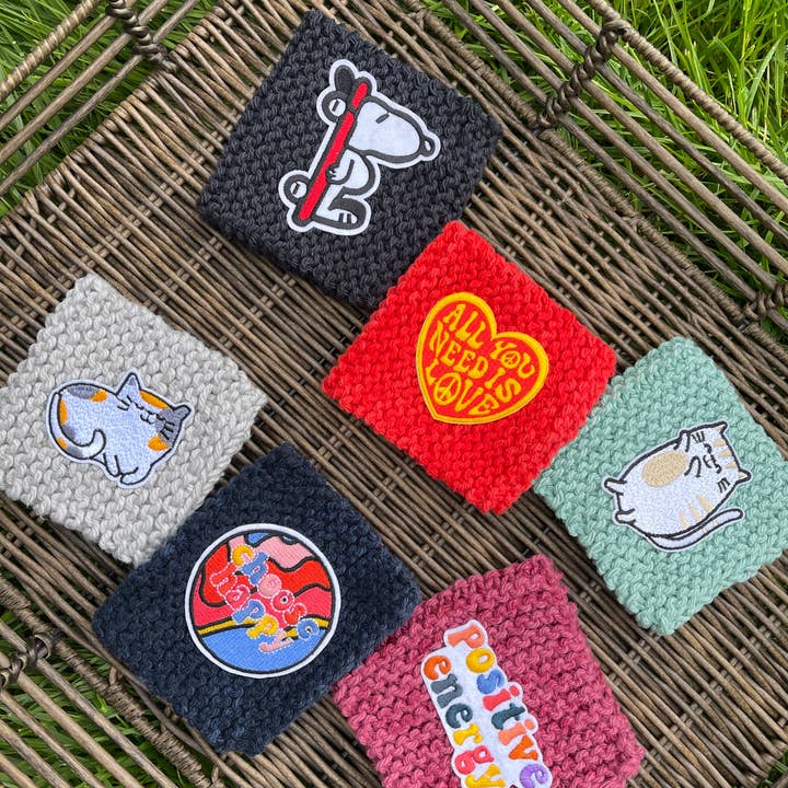 Herbruikbare bekerhoes met afbeelding voor wholesale door Galivant Goodies