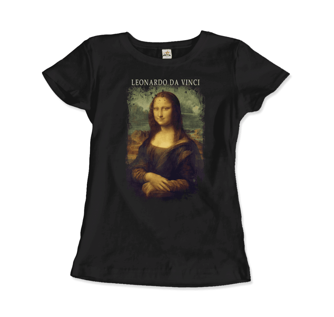Art-O-Rama Shop - Wholesale Screen Printed T-Shirt - Unisex - Leonardo Da Vinci, Mona Lisa, 1503~1519 Artwork T-Shirt9