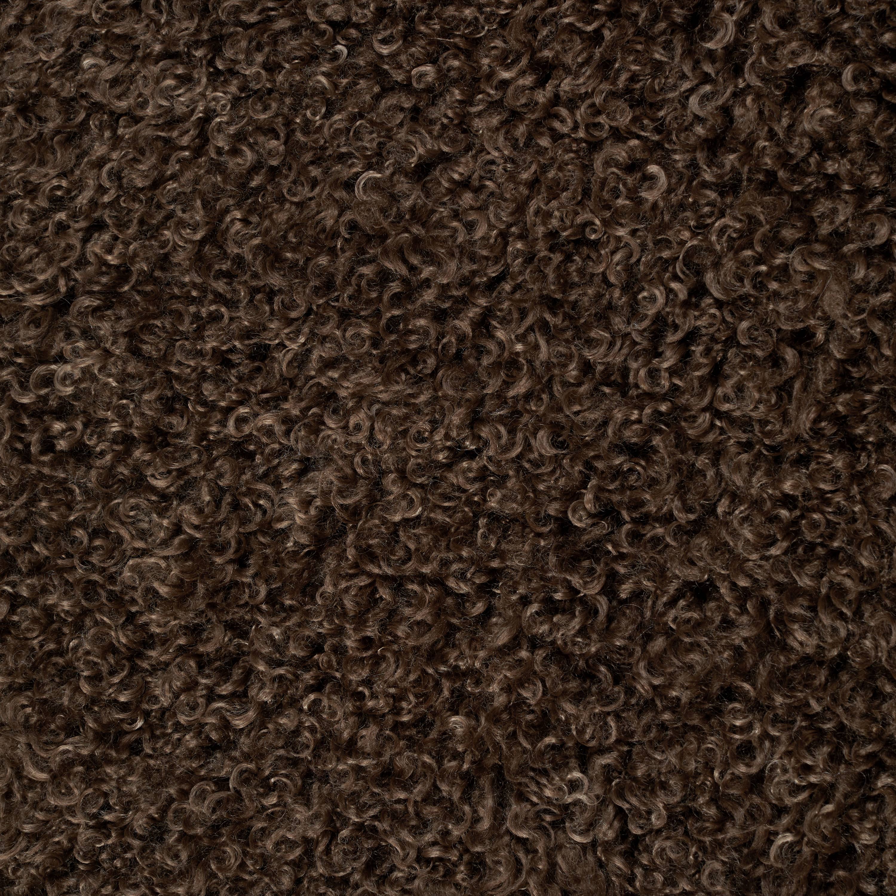 Skinnwille Home - Wholesale Throw/Decorative Pillow - Wooly Cushion - Brown2