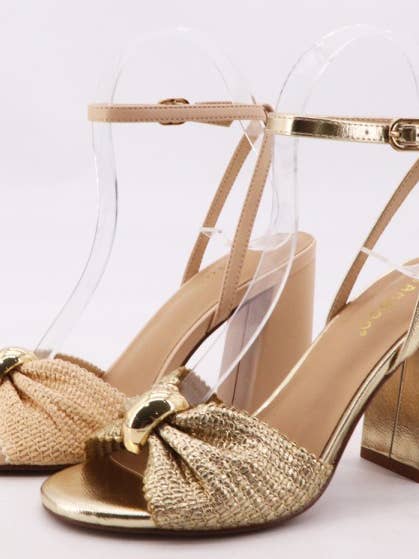 Sandália Chunky com Tira no Tornozelo por atacado de Andrea Bijoux