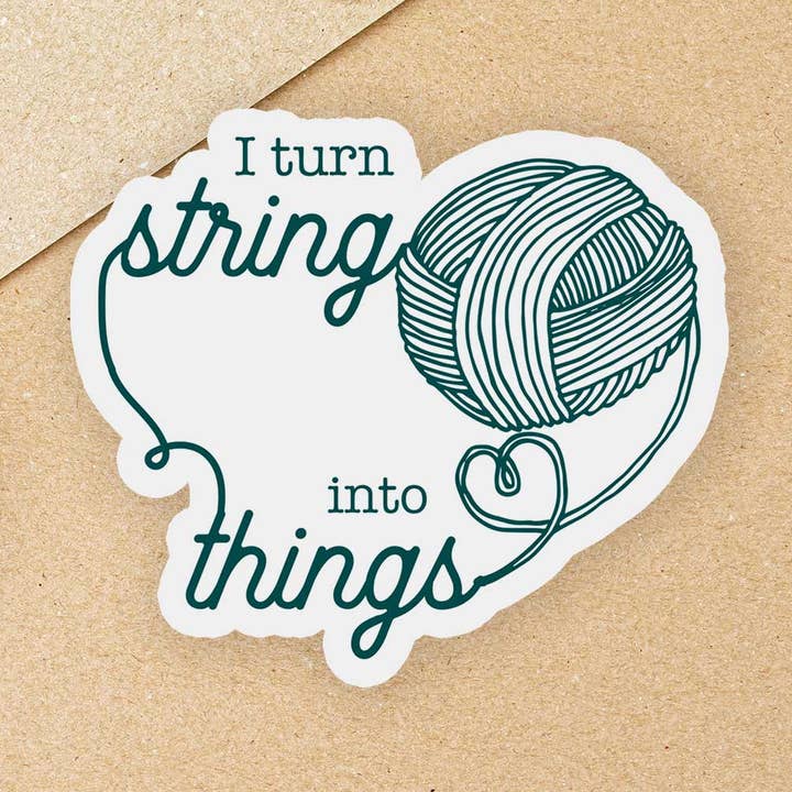 Jeg forvandler streng til Things Sticker for engroshandel hos Shop Intaglio