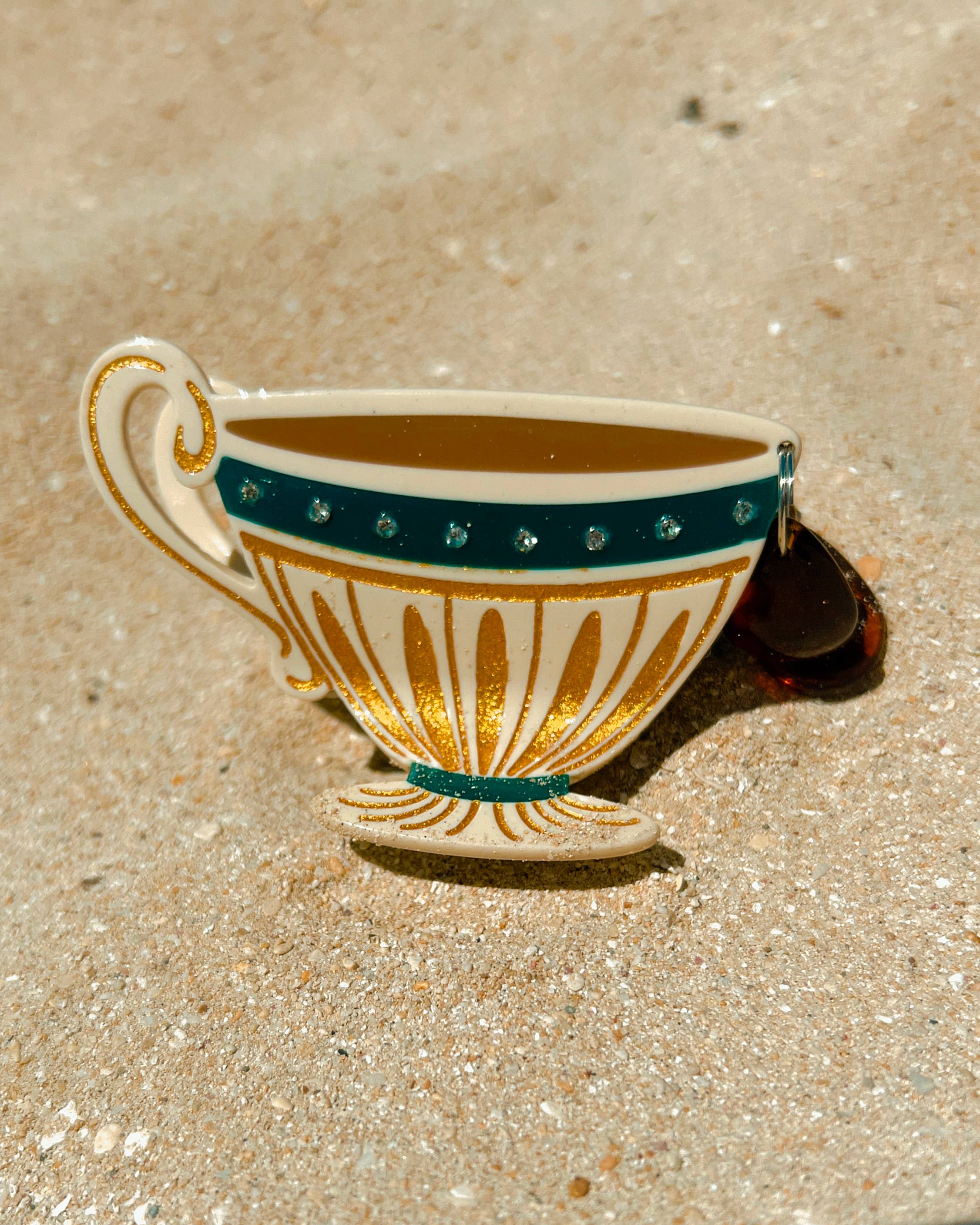 Lassoed Moon - Wholesale Hair Clip - Women's - Royal-Tea Claw Clip2