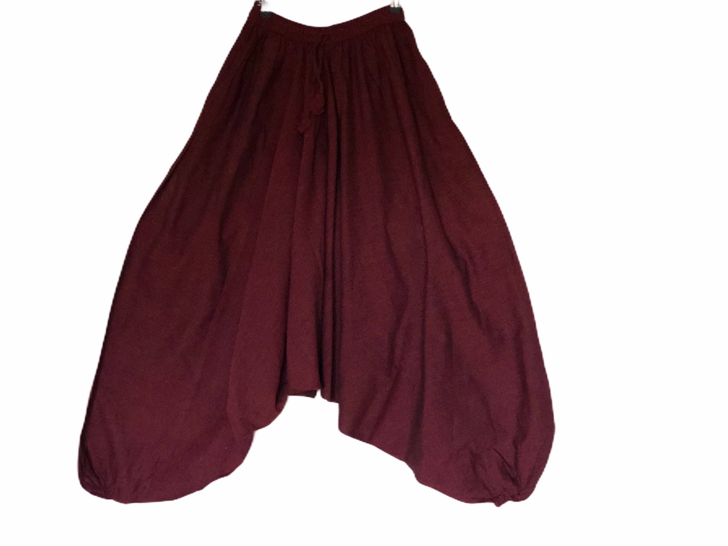 Funky Yak Ltd - Wholesale Pants - Women's - Khadi Khadar Cotton Harem Baggy Unisex Trousers4