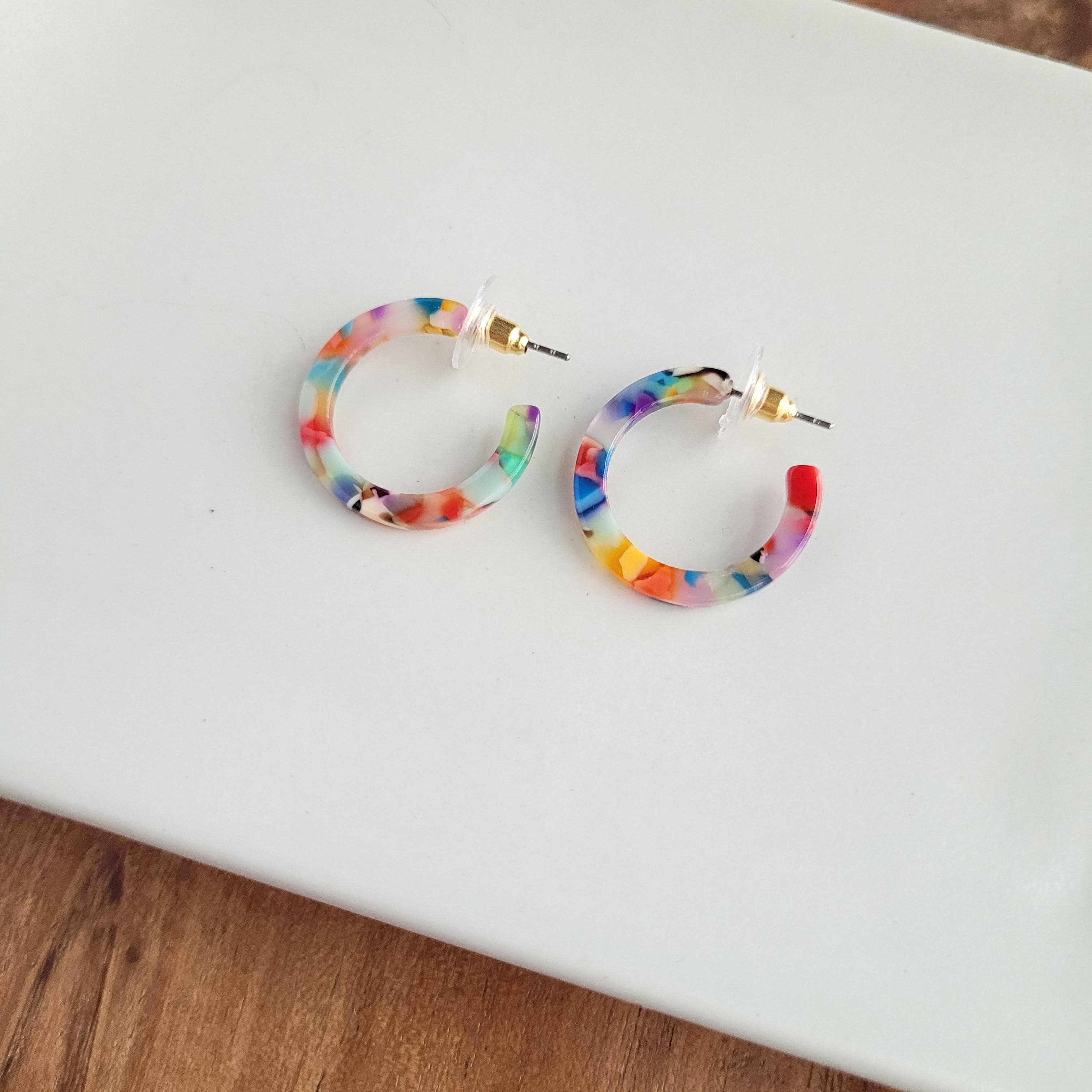 Spiffy & Splendid - Wholesale Hoop Earrings - Cam Mini Hoops - Fiesta // Jewelry, Earrings, Best Seller, Gift11
