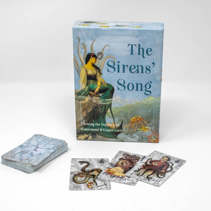 Red Wheel/Weiser LLC - Wholesale Tarot Cards - The Sirens’ Song: 40 Lenormand Cards, 38 Kipper Crds & 144Bk8