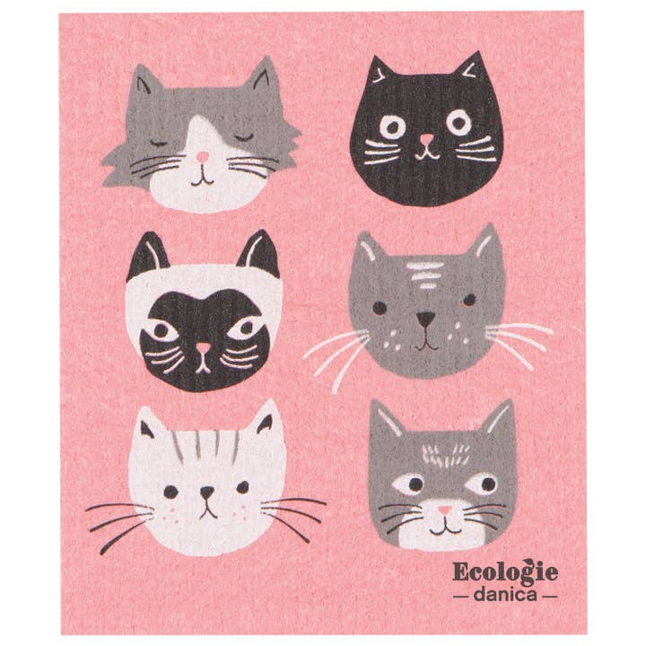 Ecologie - Wholesale Dishcloth - Cats Meow Swedish Dishcloth4