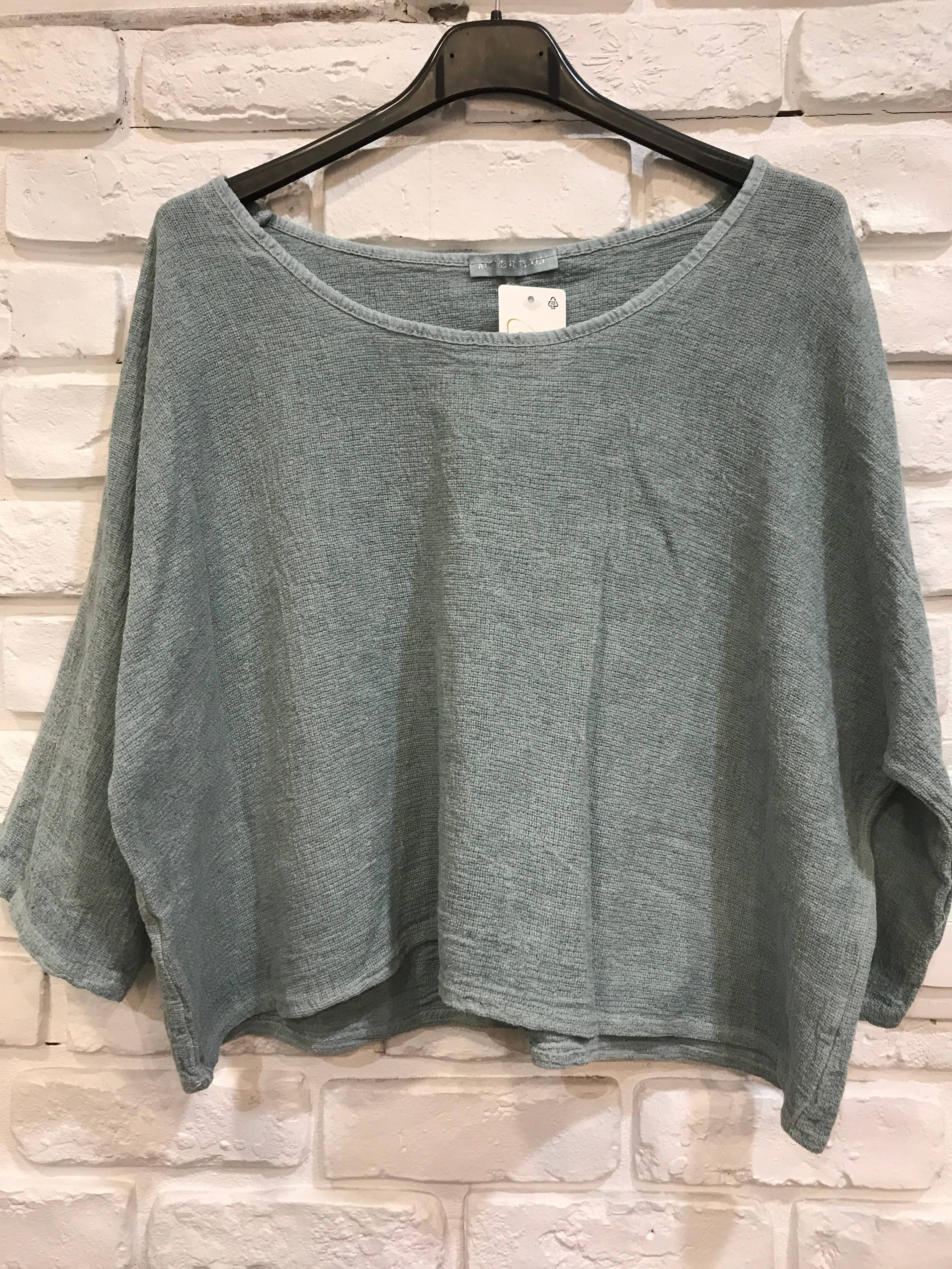 la maison des fibres naturelles – wholesale T-shirt – women's – TOP 3791 90% COTTON 10% LINEN29