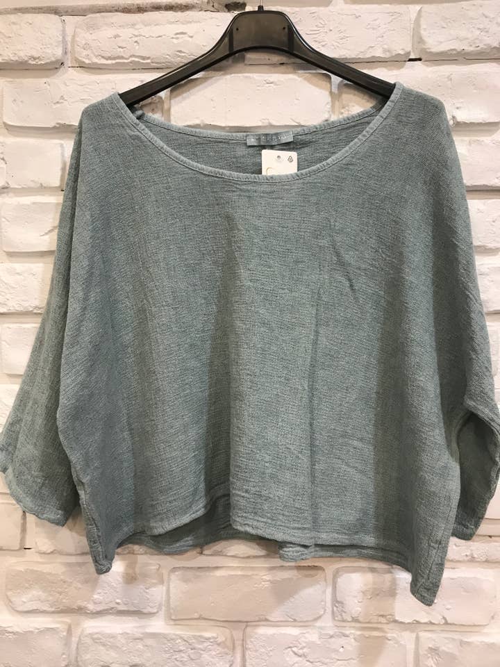 la maison des fibres naturelles - Wholesale T-shirt – women's - TOP 3791 90% COTTON 10% LINEN29