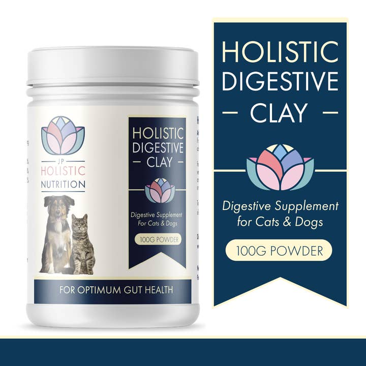Digestive Bentonite Clay for Dogs & Cats for wholesale by JP's Natural Pet Supplements