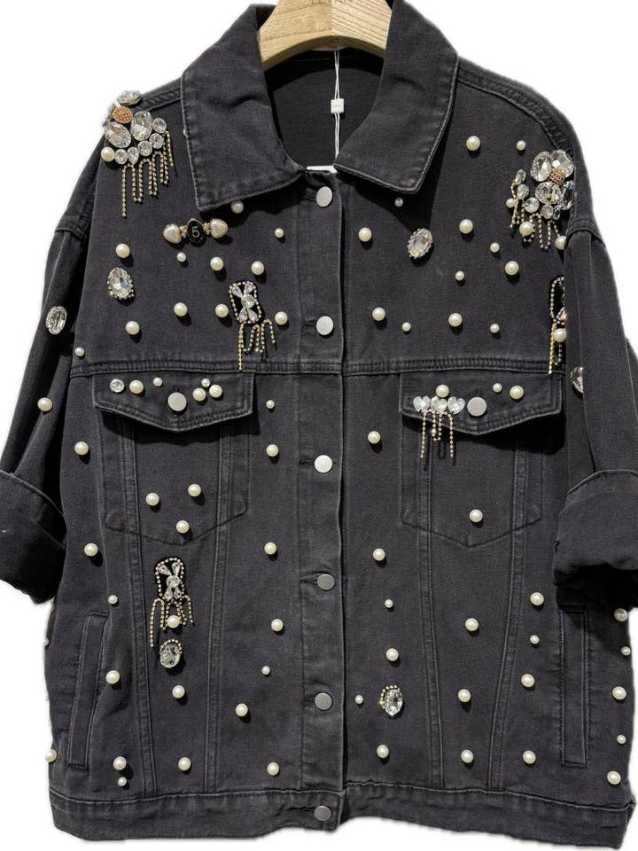 SWEET MAGIC MODA Y COMPLEMENTOS - Vendita all'ingrosso Giacca - Donna - GIACCA DI JEANS CON PIETRE3