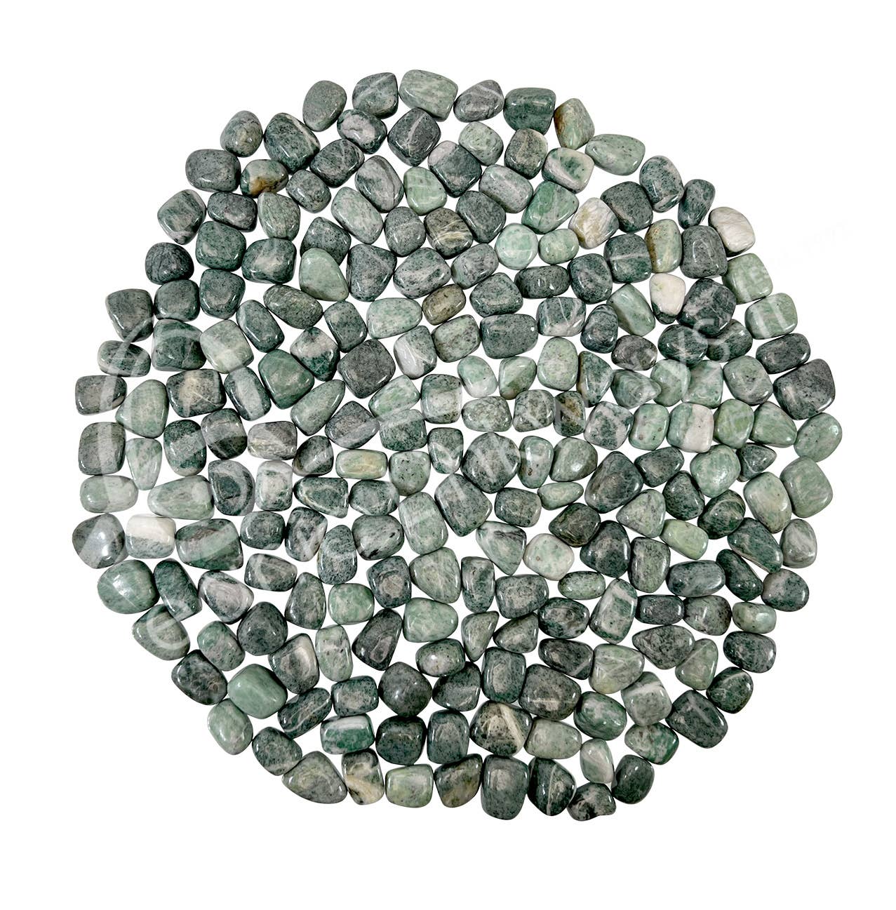 Oceanic Linkways Inc - Wholesale Spiritual Stone/Crystal - (KG)TUMBLED STONES - JADE, RICH 15-30 MM0