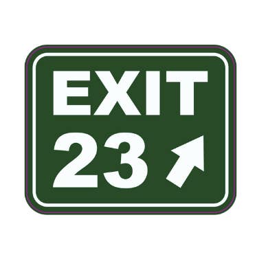Exit 23 New Hampshire Sticker for wholesale by Nahamsha Gifts