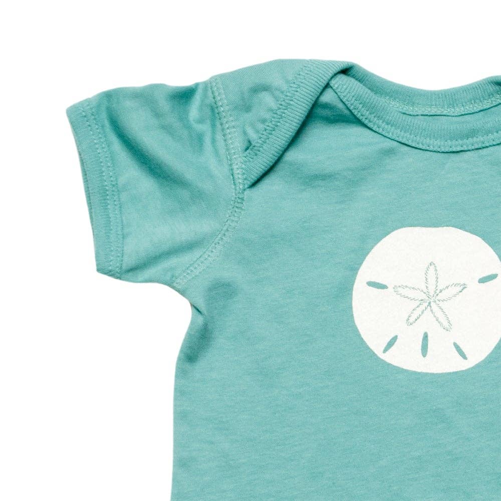 Cinder + Salt - Wholesale Bodysuit (Non-Footed) - Baby - Baby Onesie - Sand Dollar1
