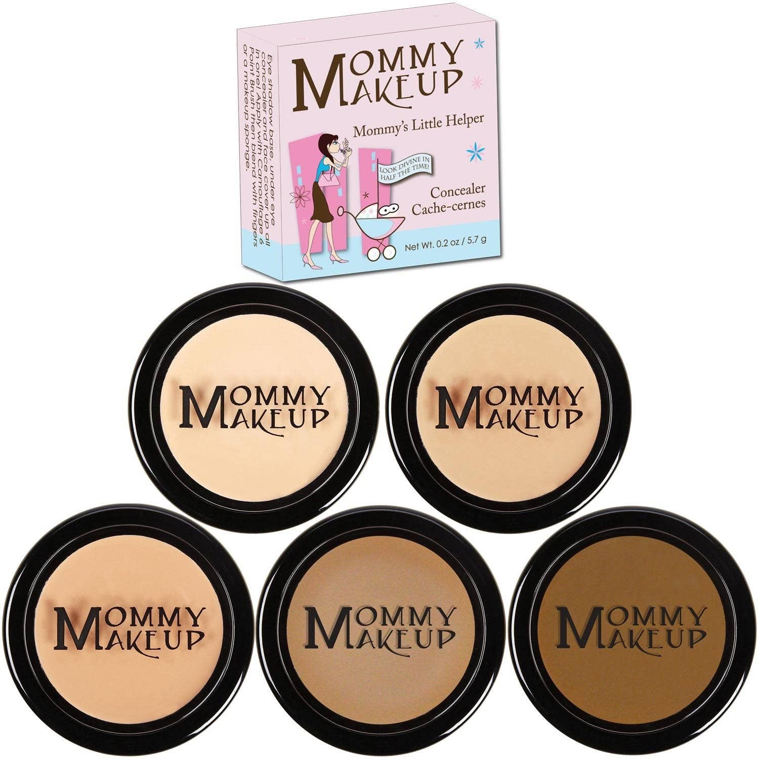 VIAI Beauty - Wholesale Face Concealer - Mommy's Little Helper Concealer, Eyeshadow Base & Face Cover Up - Bright Eyed (Light)2