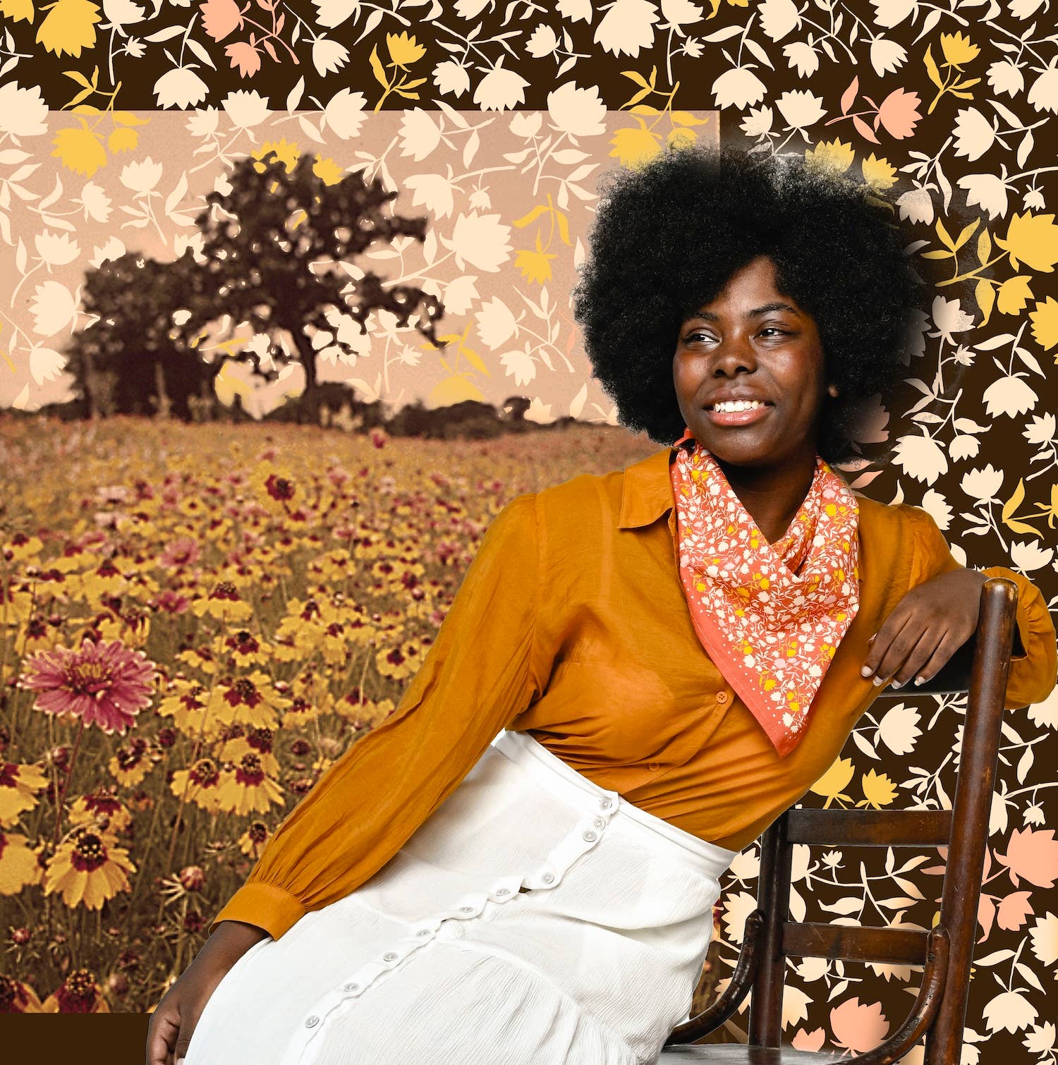 Handker Bandanas - Wholesale Bandana - Unisex - No. 132 Caroline Bandana1