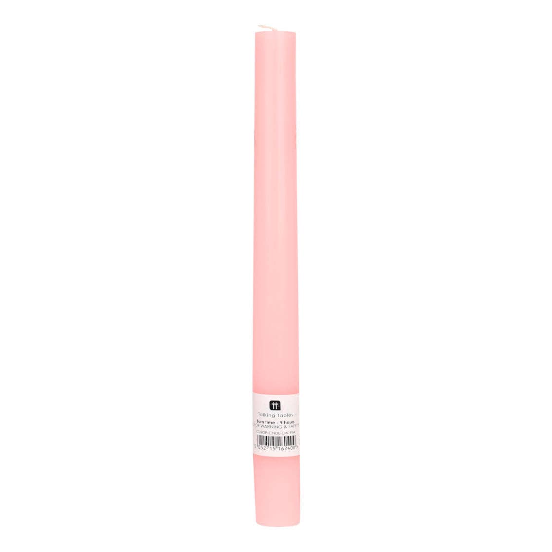 Talking Tables UK – wholesale Tapered candle/candlestick – Pink Straight Dinner Candles - Display | Valentines |7