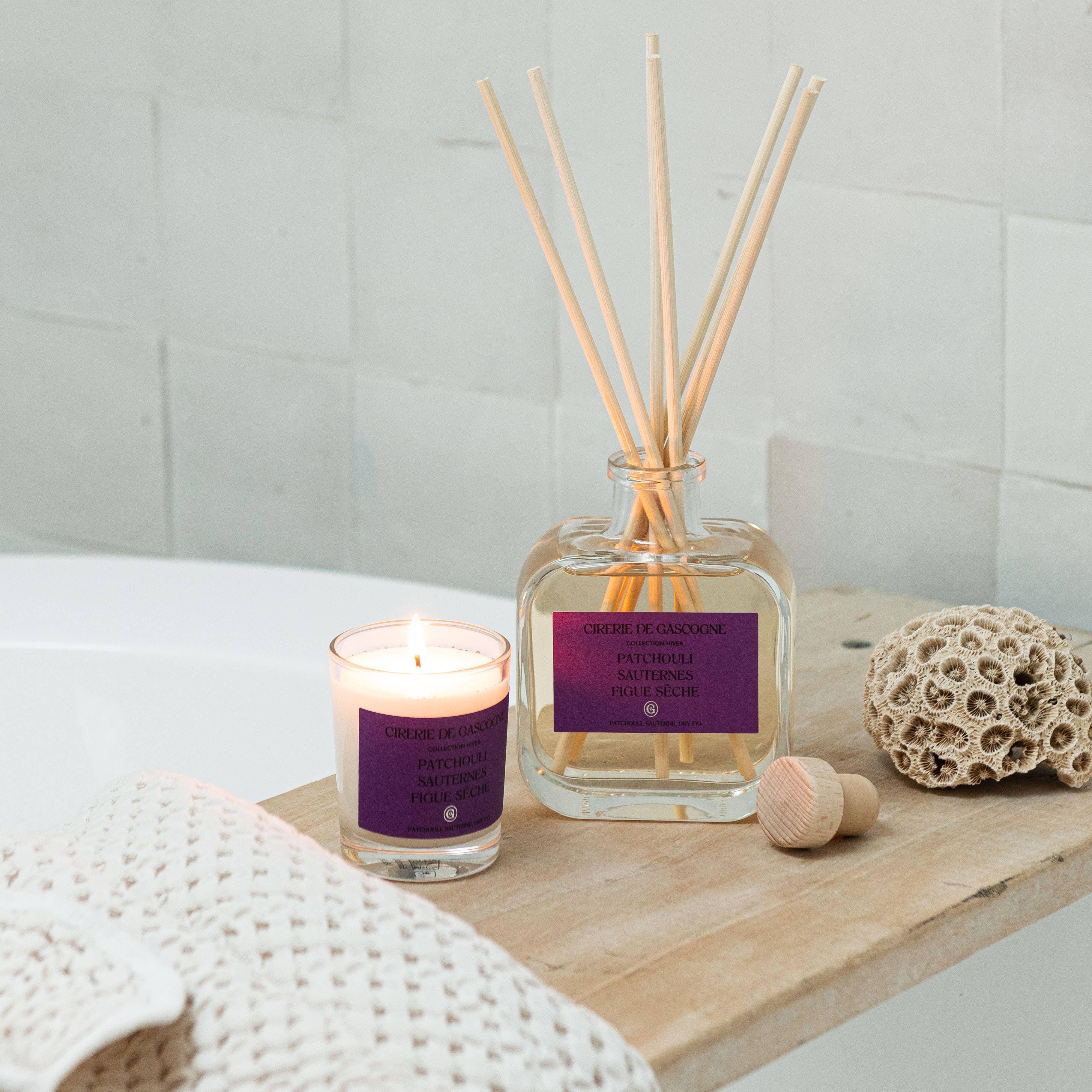 Cirerie de Gascogne (US/CAN)-Distributed by Scents of Europe - Wholesale Jar/Filled Candle - *BUY1GET1* Patchouli, Sauternes, Dry Fig Blend Candle3