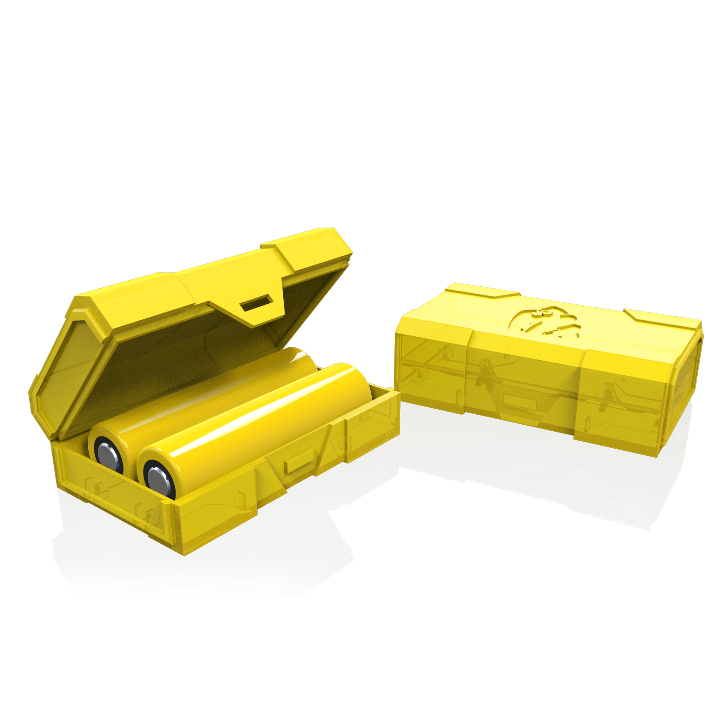 jaune Chubby Gorilla - Étui à piles 18650 jaune - Double en vente sur Faire0