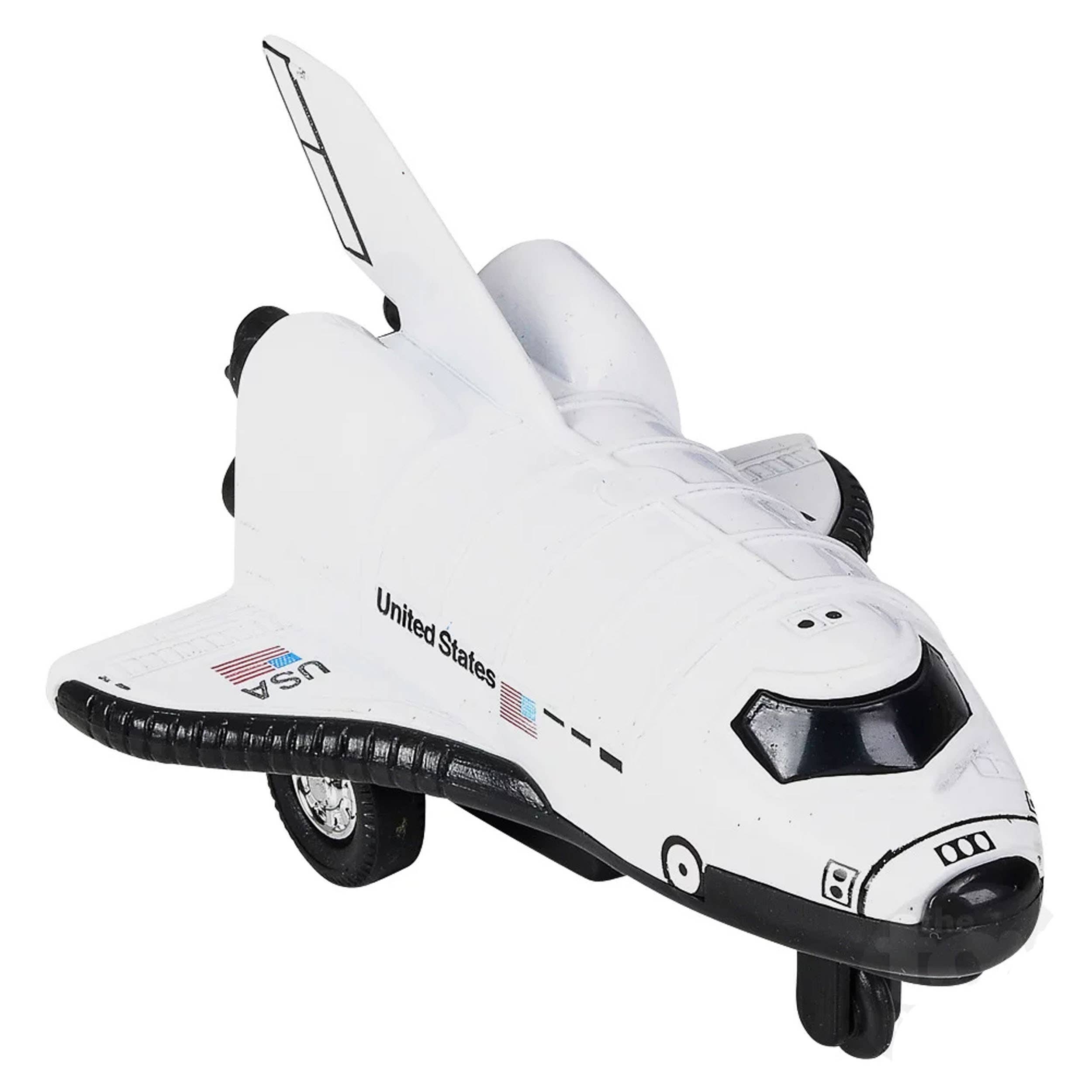 Toyarina - Wholesale Toy Plane - Kids - 4" Die-Cast Pull Back Space Shuttle For Kids3