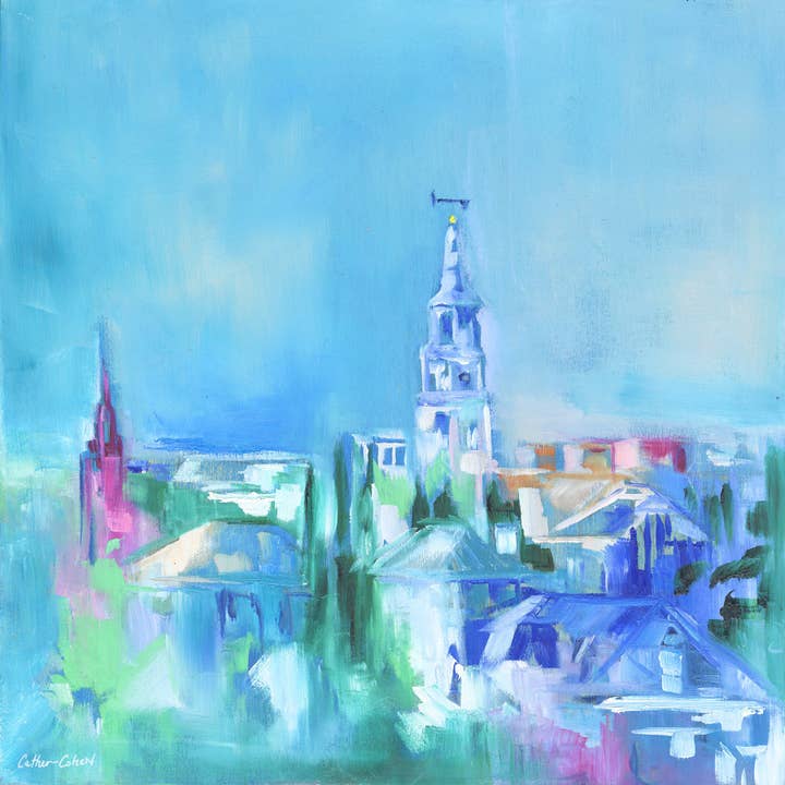 Heilige Stadt Blues für den Großhandel von Cather-Cohen Art