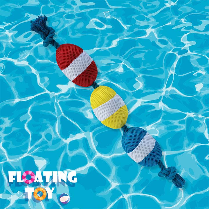 Original Territory - Wholesale Pet Rope Toy - Dog - Territory Buoys Floating Water Play Tug Dog Toy