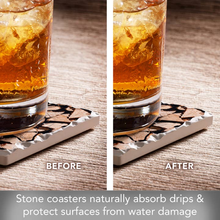 Conimar Promotions - Wholesale Coasters - "Fiesta" Single Absorbent Stone Tumbled Tile Coaster 1