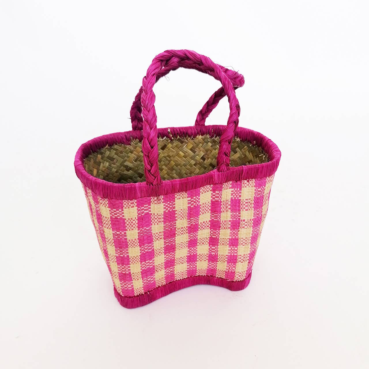 Le comptoir de la plage - Wholesale Tote Bag - Kids - Children's bags Vichy checkerboard -  assorted pieces6