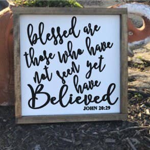 Blessed Are Those Wood Sign for wholesale by Gray Barn Creations