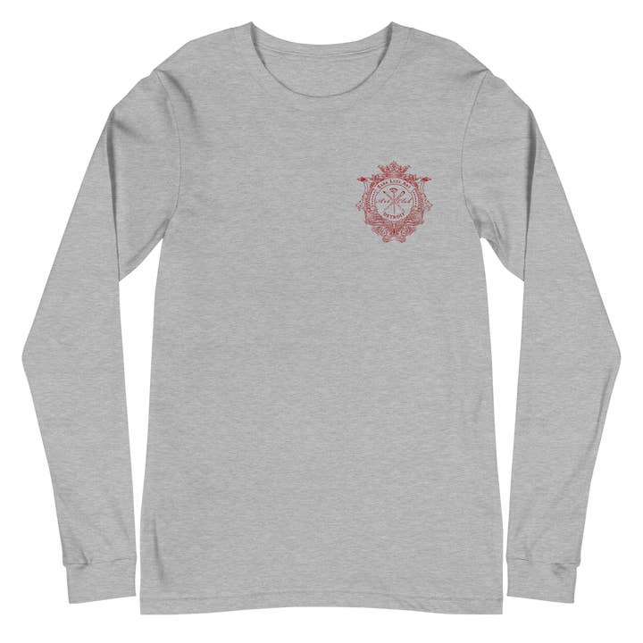 Sara Lutz Art - Wholesale Screen Printed T-Shirt - Unisex - Art Club Crest Long Sleeve Tee7