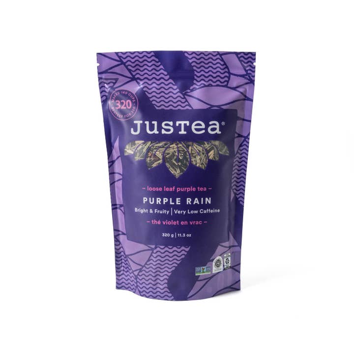 JusTea – wholesale Löst te – Lila regn - BULK lila te i en stor återförslutningsbar påse