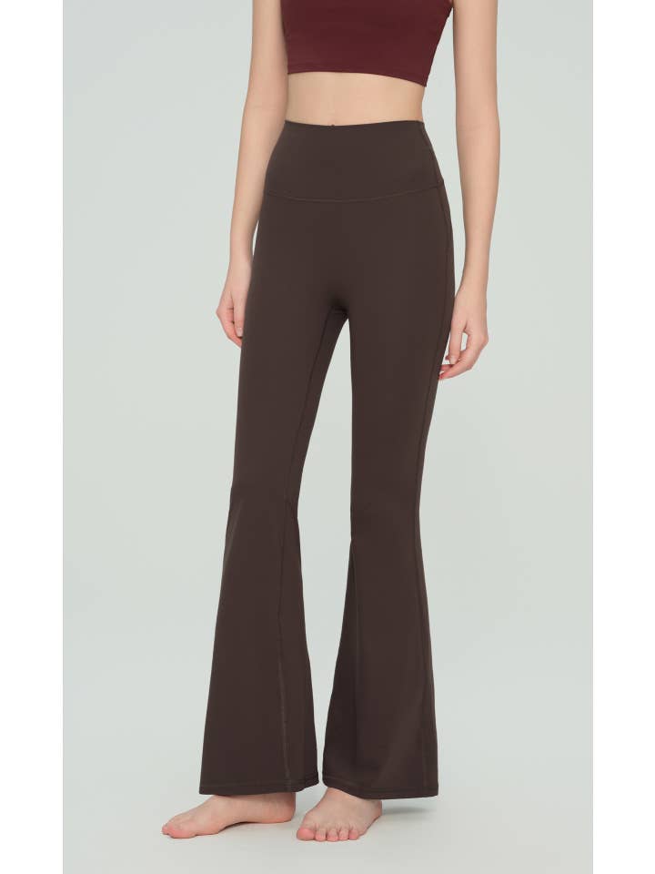 91thelabel - Wholesale Athletic Pants - Women's - Olivia High Waist Sculpting Flare Leg Yoga Pant4