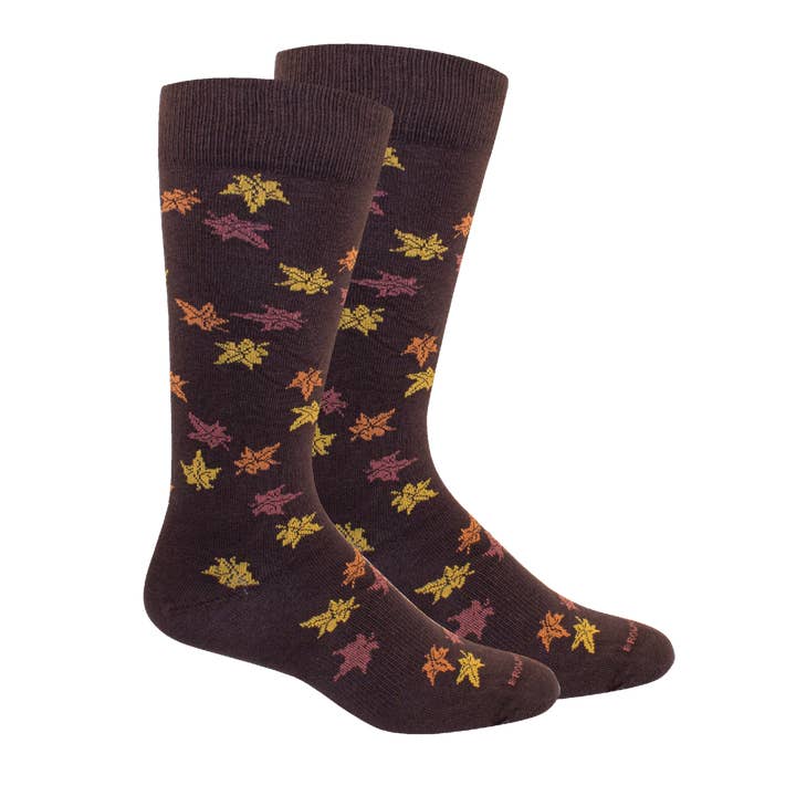 Autumn (Leaves) Socks for wholesale by Brown Dog