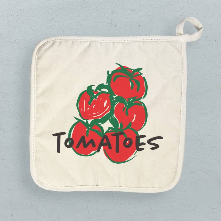 Red Tomatoes - Summer Cotton Pot Holder for wholesale by Boheme Bliss