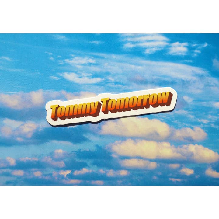 Tommy Tomorrow Sticker by Tomorrow per la vendita all'ingrosso da parte di Tomorrow is Yesterday